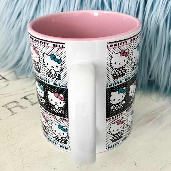Hello Kitty, Ceramic, Coffee, Mug, With, Pink, Interior, Large, 20oz, Mug, NWT - Picture 4 of 10